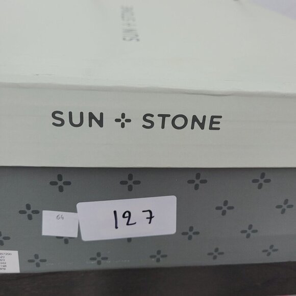 NWT Sun Stone Patriceef Womens Black Faux Suede High Heel Ankle Boots Size 10M - Picture 9 of 9